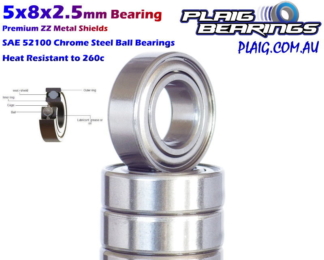 4X ball bearing 675ZZ MR85ZZ 5*8*2.5 5x8x2.5mm metal shield MR85Z ball bearin^m^ 