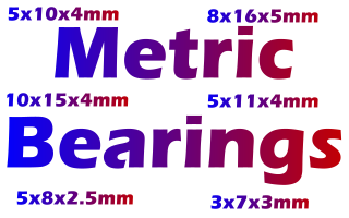 Metric Bearings - Steel